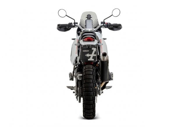 APPROVED ARROW INDY RACE BLACK ALUMINUM SILENCER DUCATI DESERT X 2022-2024