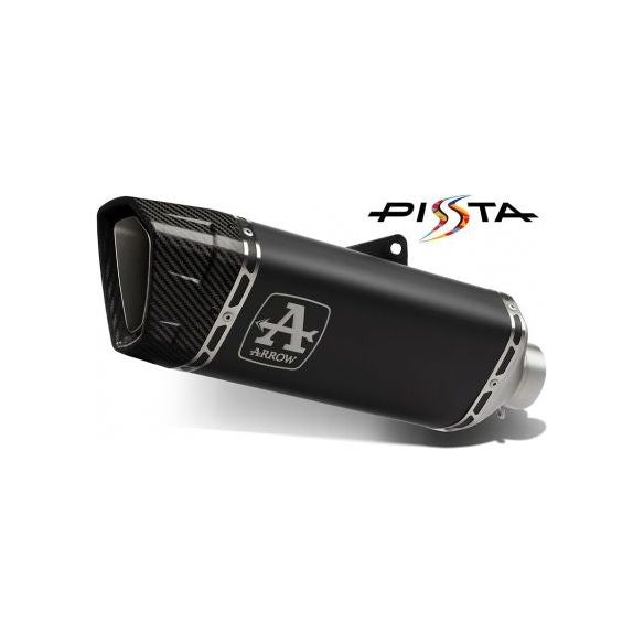 Arrow Dark Titanium-Titanium "Pista" Demper voor Aprilia Tuono V4 1100 2021-2024