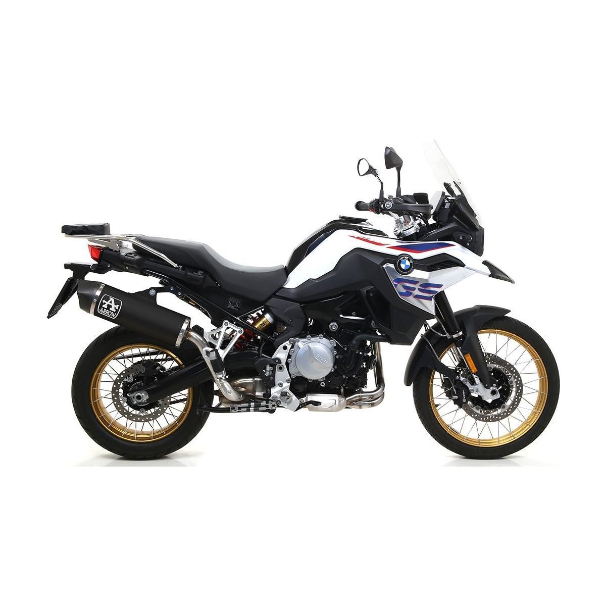 ARROW MAXI RACE-TECH SLIP-ON DONKER ALUMINIUM CARBON BMW F 850 GS 2018-2020
