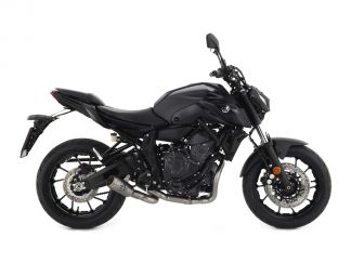 COMPLETE EXHAUST 2X1 MIVV OVAL CARBON-CARBON YAMAHA MT-07 / FZ-07 2014-2024