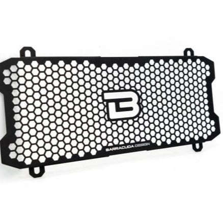 BARRACUDA RADIATOR COVER ALUMINUM BLACK KAWASAKI Z 650 2017-2022