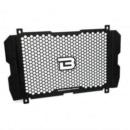 BARRACUDA RADIATOR COVER ALUMINUM BLACK KAWASAKI Z 900 2017-2022