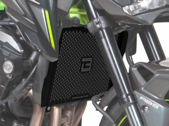 BARRACUDA RADIATOR COVER ALUMINUM BLACK KAWASAKI Z 900 2017-2022