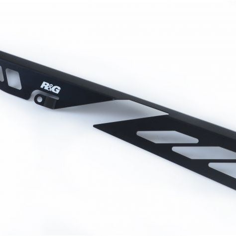 BLACK STEEL FROSTED CHAIN GUARD R&G TRIUMPH BONNEVILLE BOBBER 2017-2019