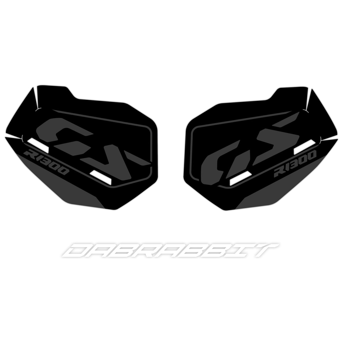 BMW R 1300 GS VARIO koffer stickerset black
