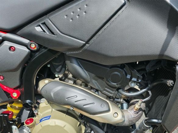 CNC RACING CARBON FRONT HEAT SHIELD DUCATI HYPERMOTARD 698 MONO 2024