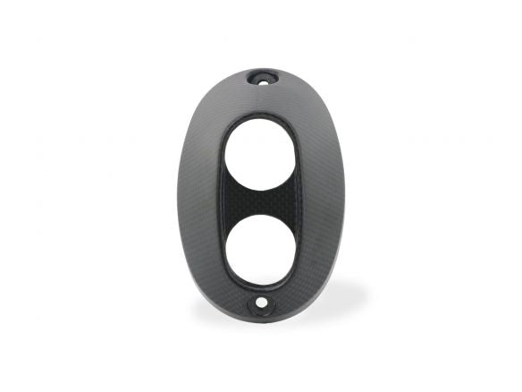 CNC RACING OPAQUE CARBON MUFFLER END CAP COVER DUCATI DESERT X 2022-2023