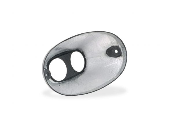 CNC RACING OPAQUE CARBON MUFFLER END CAP COVER DUCATI DESERT X 2022-2023