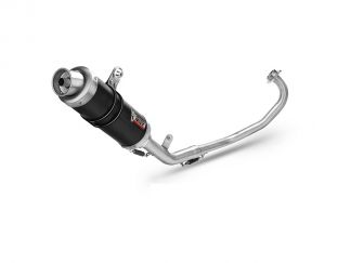 AKRAPOVIC TITANIUM CARBON COMPLETE EXHAUST SYSTEM YAMAHA MT-125 2021-2024
