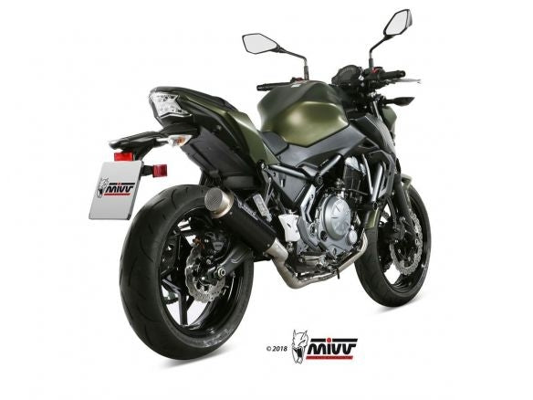 COMPLETE EXHAUST 2x1 MIVV GP PRO CARBON KAWASAKI Z650 2017-2023