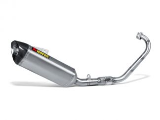 AKRAPOVIC TITANIUM CARBON COMPLETE EXHAUST SYSTEM YAMAHA MT-125 2021-2024