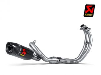 COMPLETE EXHAUST 2X1 MIVV OVAL CARBON-CARBON YAMAHA MT-07 / FZ-07 2014-2024