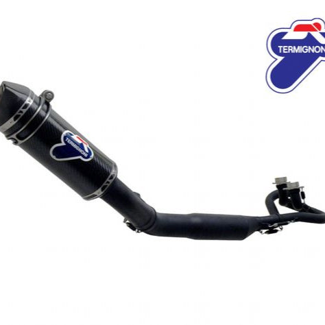 COMPLETE EXHAUST TERMIGNONI CARBON BLACK YAMAHA T MAX 530 2012-2016 CATALYZED