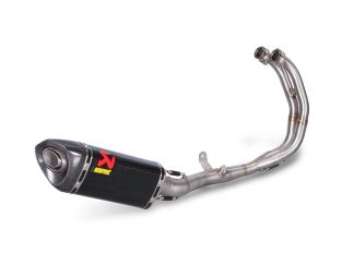 FULL SYSTEM MIVV POWER STEEL MK3 STEEL BLACK YAMAHA MT-03 2016-2024