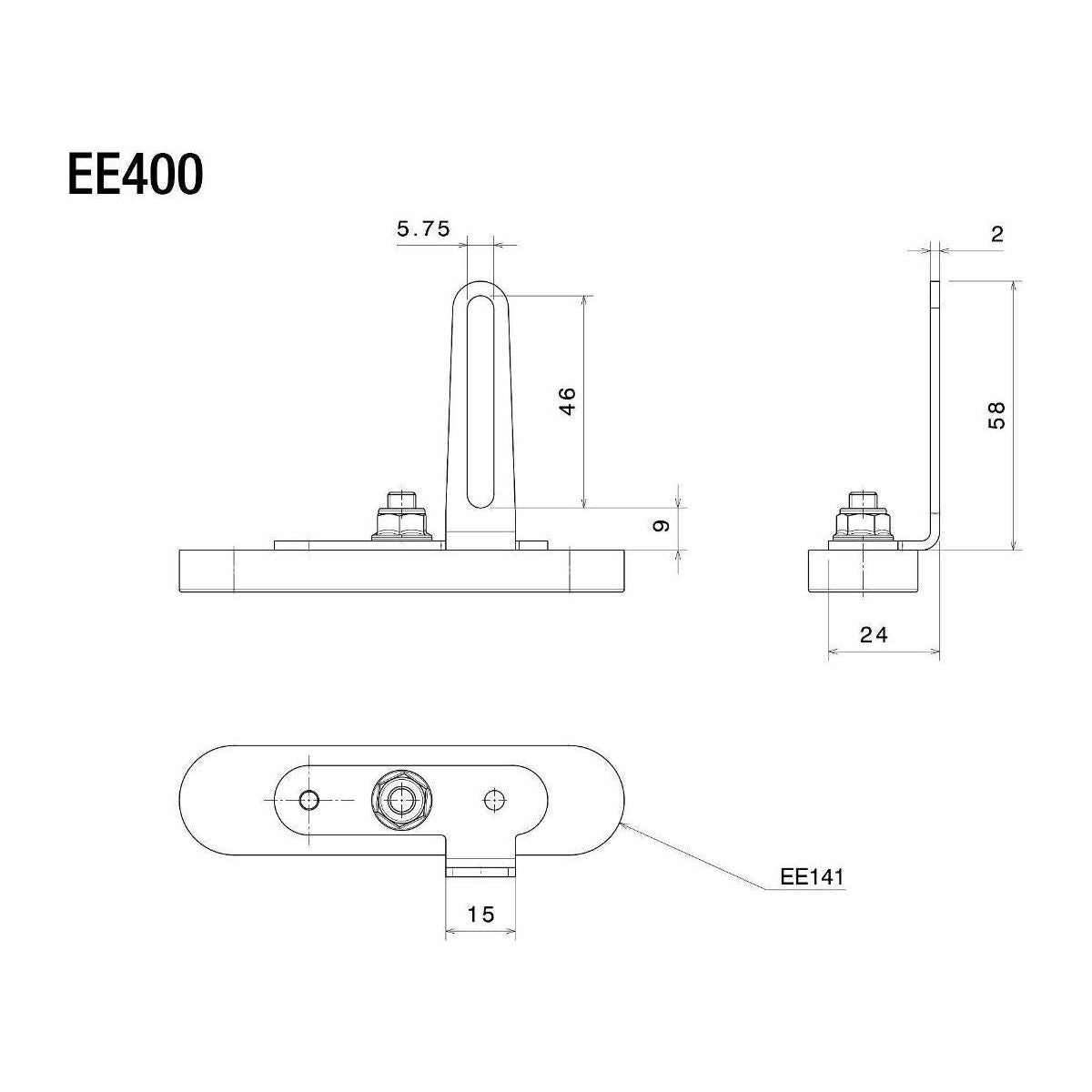 EE400 UNIVERSELE ZIJREFLECTORKIT (EURO4) RIZOMA