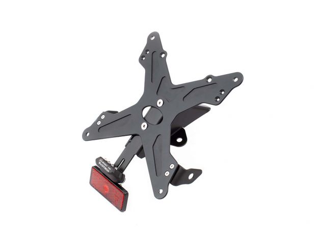 EVOTECH ADJUSTABLE ALUMINUM LICENSE PLATE HOLDER TRIUMPH BONNEVILLE BOBBER 1200 2017-2020