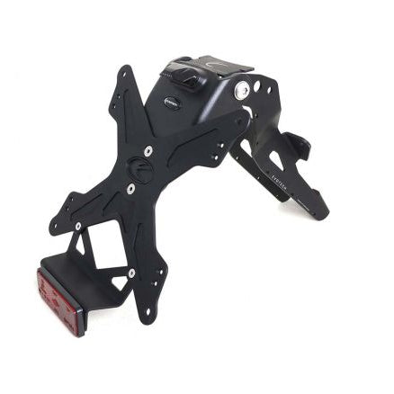 EVOTECH ADJUSTABLE ALUMINUM LICENSE PLATE HOLDER TRIUMPH SPEED TRIPLE 1200 RR 2022-2024