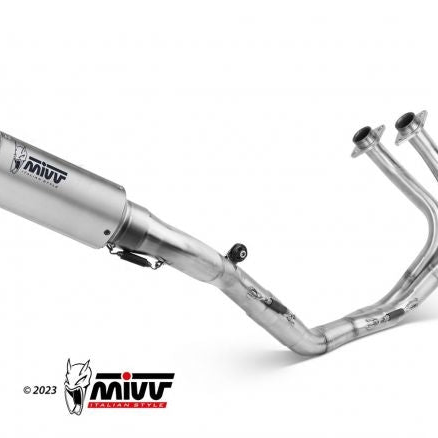 FULL SYSTEM 2x1 MIVV MK3 STAINLESS STEEL KAWASAKI Z 650 2017-2023