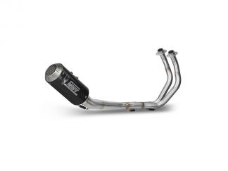 FULL SYSTEM MIVV POWER STEEL MK3 STEEL BLACK YAMAHA MT-03 2016-2024