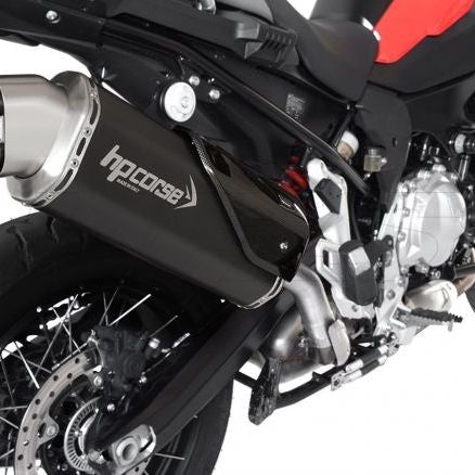 HP CORSE 4 TRACK R BLACK STEEL EXHAUST SILENCER BMW F 850 GS 2019-2020