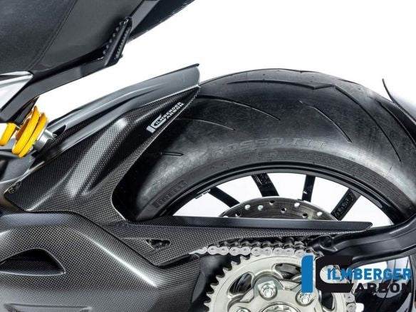 ILMBERGER GLOSSY CARBON REAR FENDER DUCATI DIAVEL V4 2023-2024