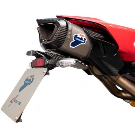 LINCENSE PLATE FOR "4 USCITE" TERMIGNONI EXHAUST DUCATI PANIGALE V4 / S 2018-2023