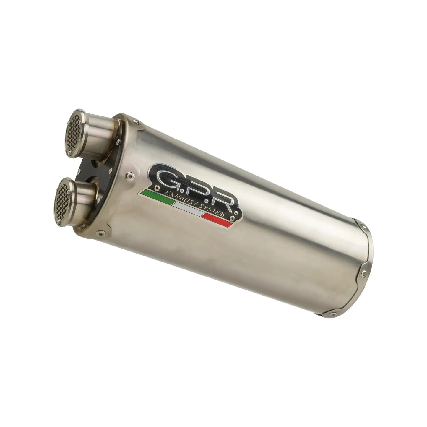 GPR Dual Uitlaat Geborsteld Staal CF Moto 700 MT 2023-2024 Goedkeurd
