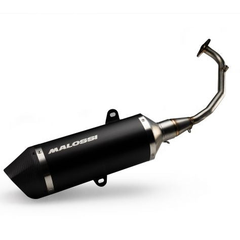 MALOSSI RX BLACK EXHAUST SYSTEM HONDA PCX 125 IE 4T LC EURO 5 2021+ (JK05E)