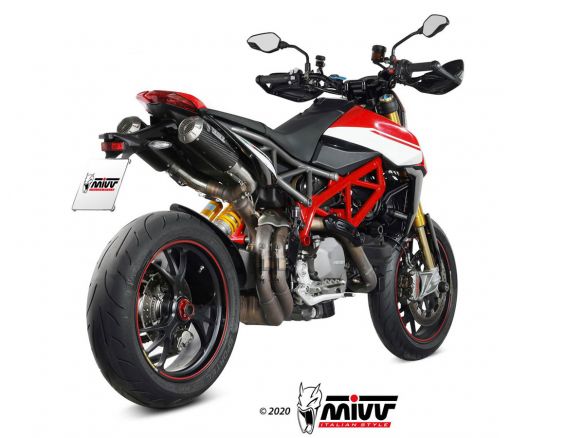 MIVV 2 SLIP-ON SILENCERS SPORT MK3 CARBON DUCATI HYPERMOTARD 950 / SP 2019-2021