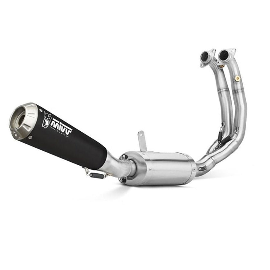 MIVV COMPLETE EXHAUST SILENCER X-M1 BLACK STEEL YAMAHA MT-09 / FZ-09 2013-2020