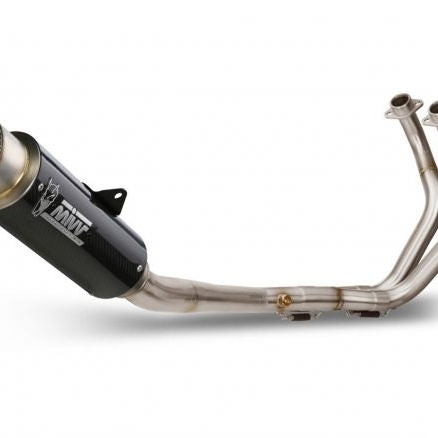 MIVV COMPLETE EXHAUST SYSTEM 2x1 CARBON GP PRO YAMAHA MT-07 / FZ-07 2021-2024