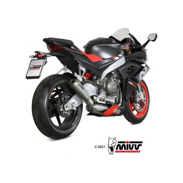 MIVV Complete Uitlaatsysteem X-M1 Titanium High voor Aprilia RS 660 (2020-2024)