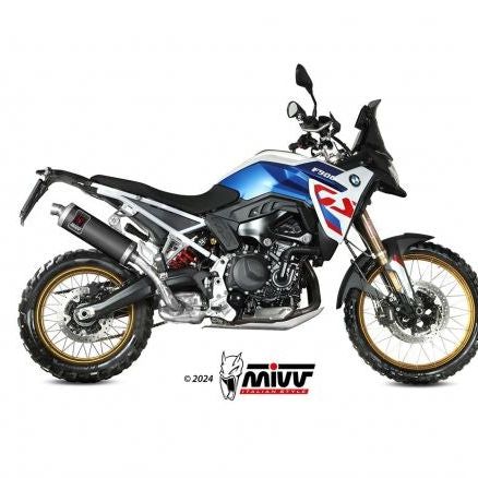 MIVV DAKAR BLACK STAINLESS STEEL SILENCER BMW F 900 GS 2024