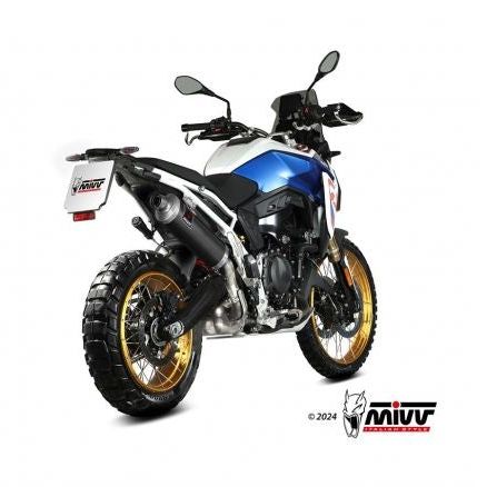 MIVV DAKAR BLACK STAINLESS STEEL SILENCER BMW F 900 GS 2024