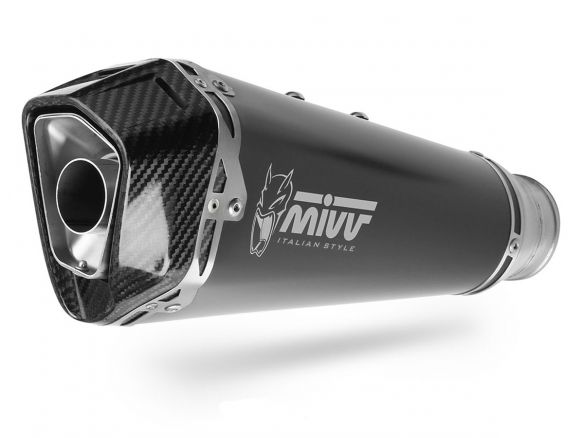 MIVV DELTA RACE BLACK STAINLESS STEEL SILENCER KTM 990 DUKE 2024