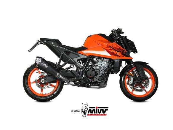 MIVV DELTA RACE BLACK STAINLESS STEEL SILENCER KTM 990 DUKE 2024