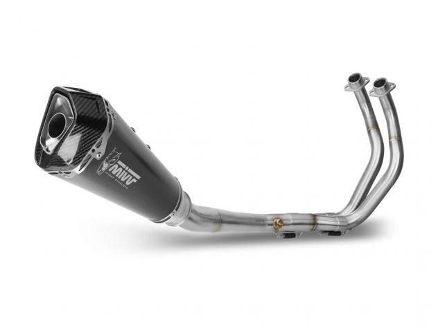 MIVV DELTA RACE COMPLETE EXHAUST SILENCER BLACK STEEL TRIUMPH TIGER SPORT 660 2021-2023