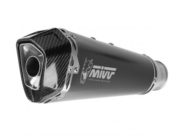 MIVV DELTA RACE SILENCER BLACK STEEL CARBON BMW S 1000 XR 2020-2024