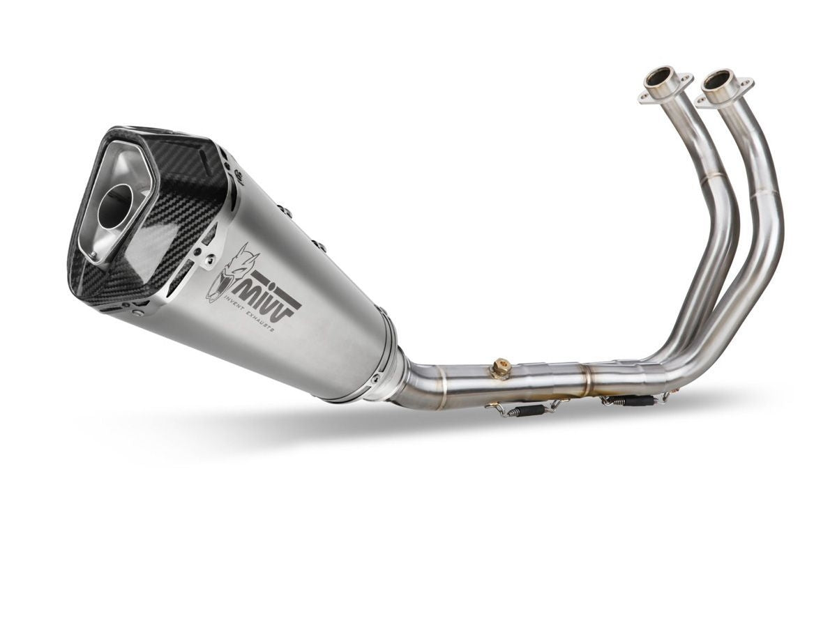 MIVV DELTA RACE STEEL COMPLETE EXHAUST SILENCER YAMAHA TRACER 9 / GT 2021-2023