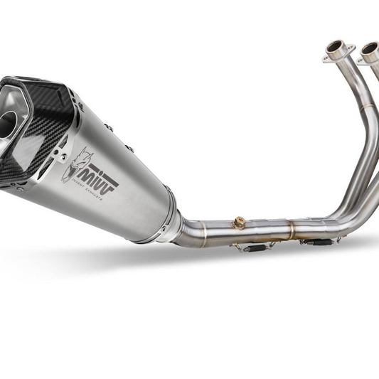 MIVV DELTA RACE STEEL COMPLETE EXHAUST SILENCER YAMAHA TRACER 9 / GT 2021-2023
