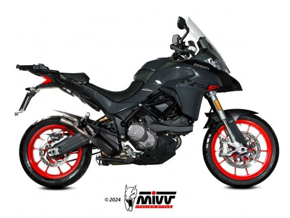 MIVV DOUBLE GUN STAINLESS STEEL SILENCER DUCATI MULTISTRADA V2 / S 2022-2024