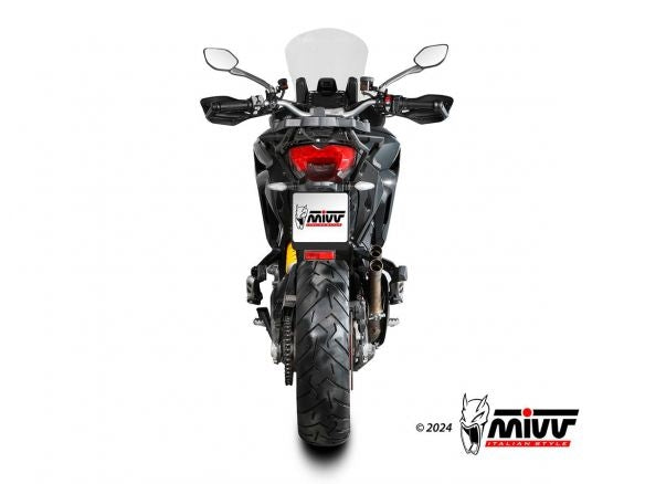 MIVV DOUBLE GUN STAINLESS STEEL SILENCER DUCATI MULTISTRADA V2 / S 2022-2024