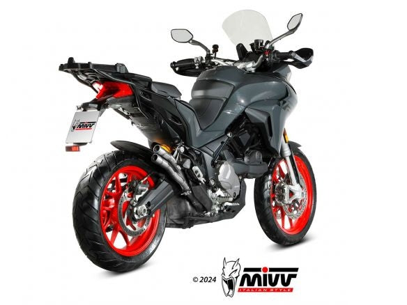 MIVV DOUBLE GUN STAINLESS STEEL SILENCER DUCATI MULTISTRADA V2 / S 2022-2024