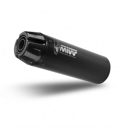 MIVV HR-1 BLACK STAINLESS STEEL FULL EXHAUST SYSTEM LONG KAWASAKI VULCAN 650 S 2017-2023