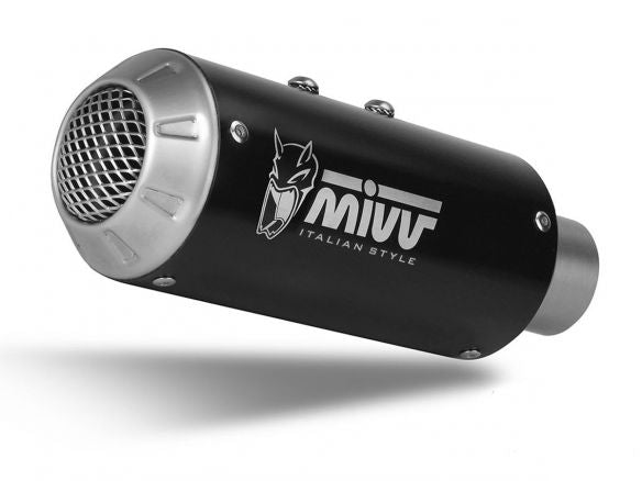MIVV MK3 BLACK STAINLESS STEEL SILENCER SLIP-ON KTM DUKE 125 2021-2023