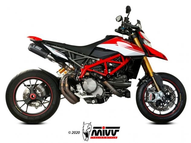 MIVV MK3 CARBON COUPLE OF SILENCER DUCATI HYPERMOTARD 950 / SP 2021-2024