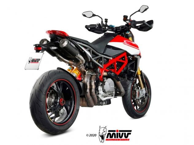 MIVV MK3 CARBON COUPLE OF SILENCER DUCATI HYPERMOTARD 950 / SP 2021-2024