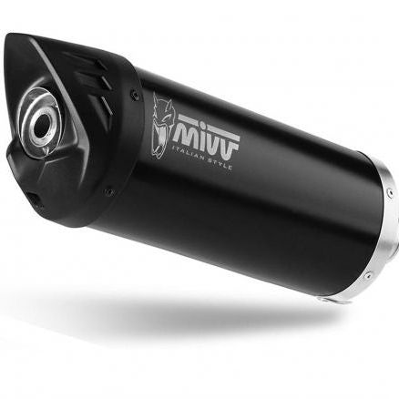 MIVV Complete Uitlaatsysteem ZwartPiaggio Beverly 350 2017-2021