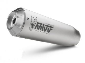 AKRAPOVIC PAIR OF TITANIUM SILENCERS DUCATI HYPERMOTARD 950 / SP 2019-2024