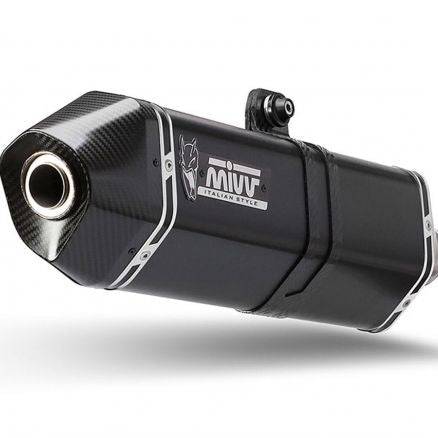 MIVV SPEED EDGE BLACK STAINLESS STEEL SILENCER KTM 1290 SUPER ADV / R / S / T 2021-2024